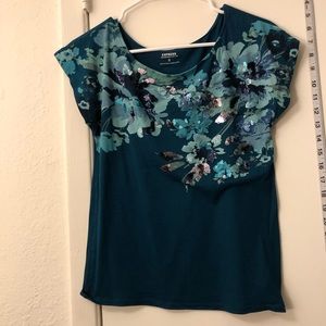 EXPRESS Sequin Blouse